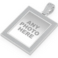 3.30CTW Diamond Rectangle Picture Frame Pendant  customdiamjewel   