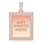 3.30CTW Diamond Rectangle Picture Frame Pendant  customdiamjewel   