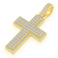 4.66CTW Large Layered Cross Pendant  customdiamjewel   