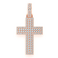 4.66CTW Large Layered Cross Pendant  customdiamjewel   