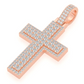 4.66CTW Large Layered Cross Pendant  customdiamjewel   