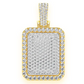 6.75CTW Hip Hop Pillow Pendant  customdiamjewel   