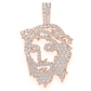 4.00CTW Large Jesus Silhouette Pendant  customdiamjewel   