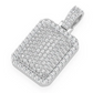 3.15CTW Round Cut Pillow Pendant  customdiamjewel   