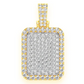 3.15CTW Round Cut Pillow Pendant  customdiamjewel   