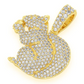 1.25CTW Diamond Squirrel Pendant  customdiamjewel   
