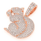 1.25CTW Diamond Squirrel Pendant  customdiamjewel   