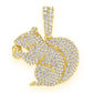 1.25CTW Diamond Squirrel Pendant  customdiamjewel   