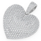 6.50CTW Large Love Heart Pendant  customdiamjewel   