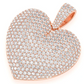 6.50CTW Large Love Heart Pendant  customdiamjewel   