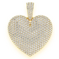 6.50CTW Large Love Heart Pendant  customdiamjewel   
