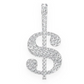0.25CTW Diamond US Dollar Sign Pendant  customdiamjewel   