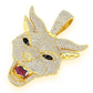 4.70CTW Evil Cat Hip Hop Pendant  customdiamjewel   