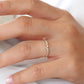 0.32CTW Round And Baguette Cut Natural Diamond Alternating Band  customdiamjewel   