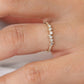 0.32CTW Alternating Baguette Lab Grown Diamond Wedding Band  customdiamjewel   