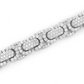 Moissanite VVS Diamond Flat Byzantine Link Bracelet  customdiamjewel   