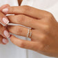 0.32CTW Round And Baguette Cut Natural Diamond Alternating Band  customdiamjewel   