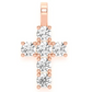 1.50CTW Round Diamond Cross Pendant  customdiamjewel   
