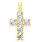 1.50CTW Round Diamond Cross Pendant  customdiamjewel   