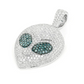3.25CTW Diamond Alien Head Pendant  customdiamjewel   