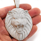 15.00CTW Hip Hop Lion Head Pendant  customdiamjewel   