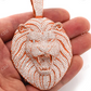 15.00CTW Hip Hop Lion Head Pendant  customdiamjewel   