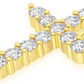 0.40CTW Round Diamond Cross pendant  customdiamjewel   