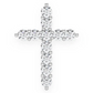 0.40CTW Round Diamond Cross pendant  customdiamjewel   