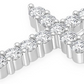 0.40CTW Round Diamond Cross pendant  customdiamjewel   