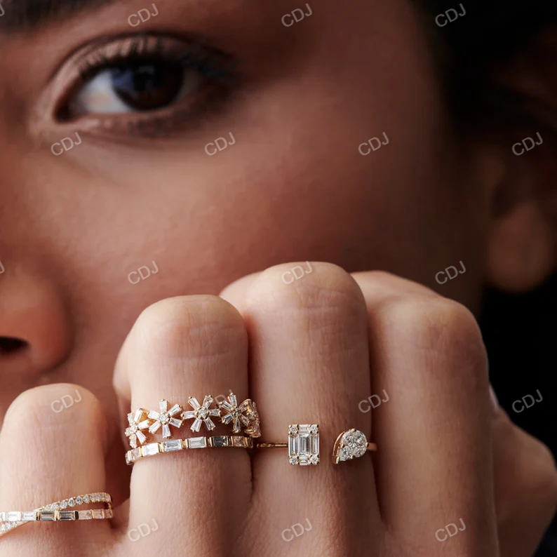 0.45CTW Toi Et Moi Lab Grown Diamond Beautiful Wedding Band  customdiamjewel   
