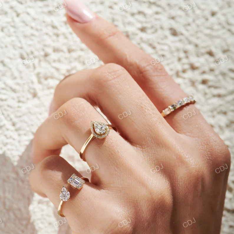 0.45CTW Toi Et Moi Lab Grown Diamond Beautiful Wedding Band  customdiamjewel   