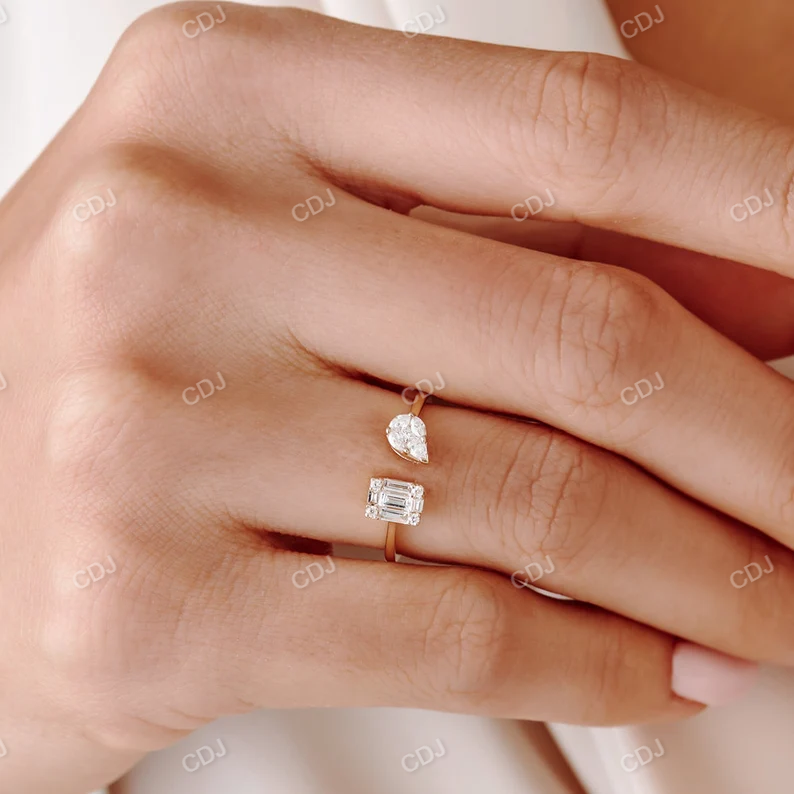 0.45CTW Toi Et Moi Lab Grown Diamond Beautiful Wedding Band  customdiamjewel   