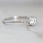 0.51ctw Round Moissanite Solitaire Ring  customdiamjewel   