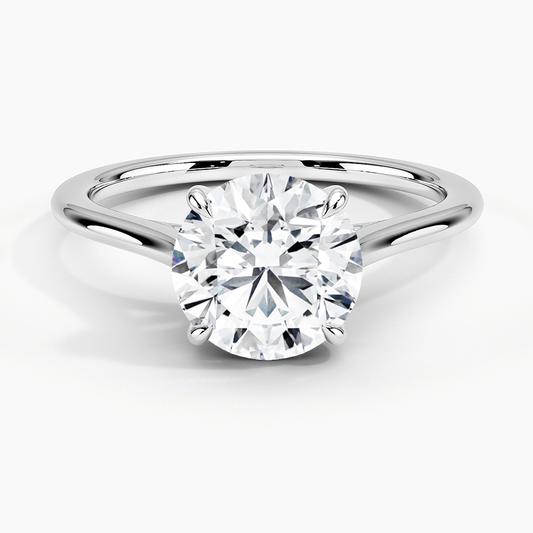 2 Carat Lab Grown Diamond Solitaire Engagement Ring For Women  customdiamjewel   
