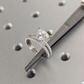 1.5CT Trillion Cut Moissanite Diamond Wedding Ring