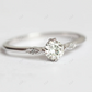 0.51ctw Round Moissanite Solitaire Ring  customdiamjewel   