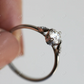 0.51ctw Round Moissanite Solitaire Ring  customdiamjewel   