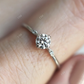 0.51ctw Round Moissanite Solitaire Ring  customdiamjewel   