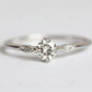0.51ctw Round Moissanite Solitaire Ring  customdiamjewel   
