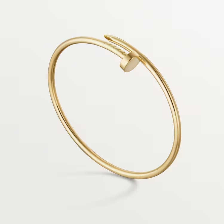 Fashion Simple Style Cartier Rose Gold Cuff Nail Bracelet  customdiamjewel Sterling Silver Yellow Gold 