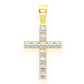 Round Diamond Cross Hip Hop Pendant  customdiamjewel   
