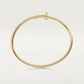 Fashion Simple Style Cartier Rose Gold Cuff Nail Bracelet  customdiamjewel   