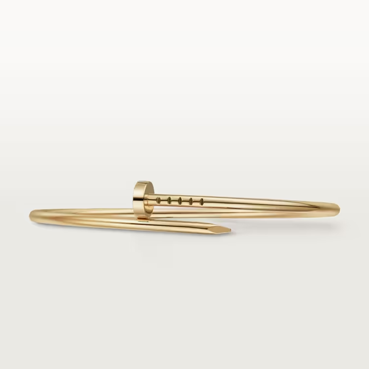 Fashion Simple Style Cartier Rose Gold Cuff Nail Bracelet  customdiamjewel   