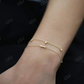 0.18CTW Lab Grown Diamond Solitaire Bracelet  customdiamjewel   