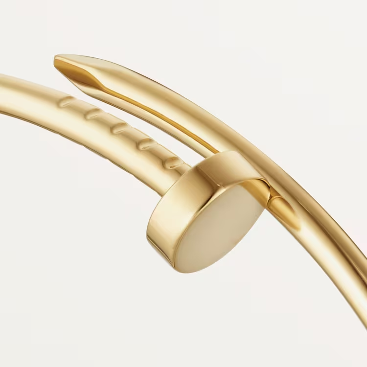 Fashion Simple Style Cartier Rose Gold Cuff Nail Bracelet  customdiamjewel   
