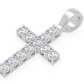 Round Diamond Cross Hip Hop Pendant  customdiamjewel   