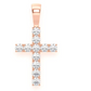 Round Diamond Cross Hip Hop Pendant  customdiamjewel   