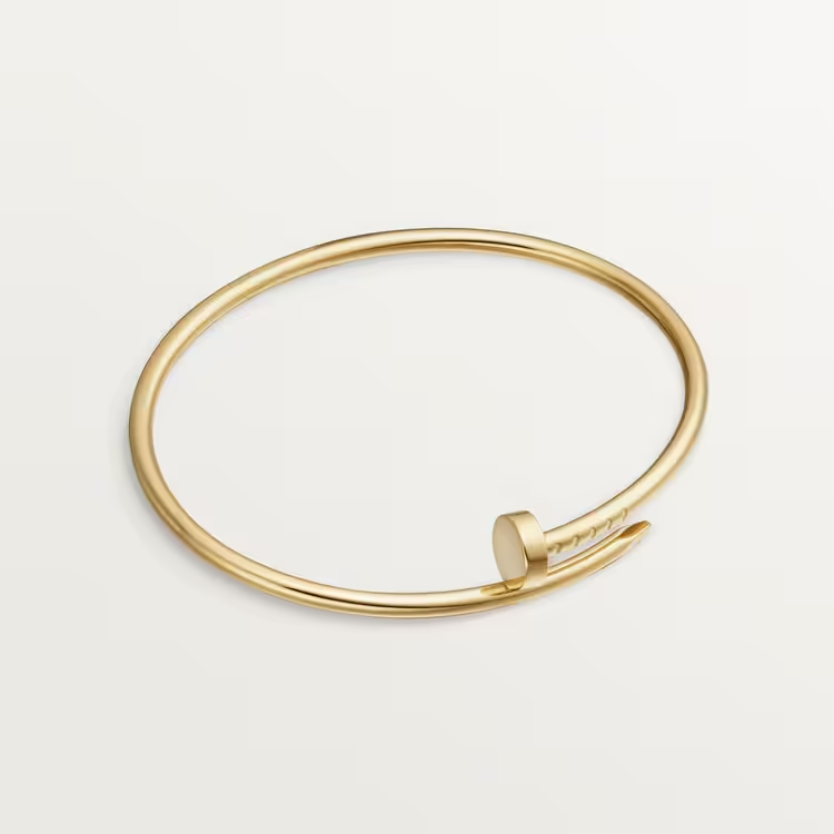 Fashion Simple Style Cartier Rose Gold Cuff Nail Bracelet  customdiamjewel   