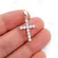 Round Diamond Cross Hip Hop Pendant  customdiamjewel   