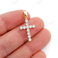 Round Diamond Cross Hip Hop Pendant  customdiamjewel   